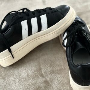 Y-3 Black and White Sneakers